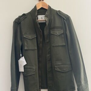 Anine Bing Women’s Army Green Military Jacket